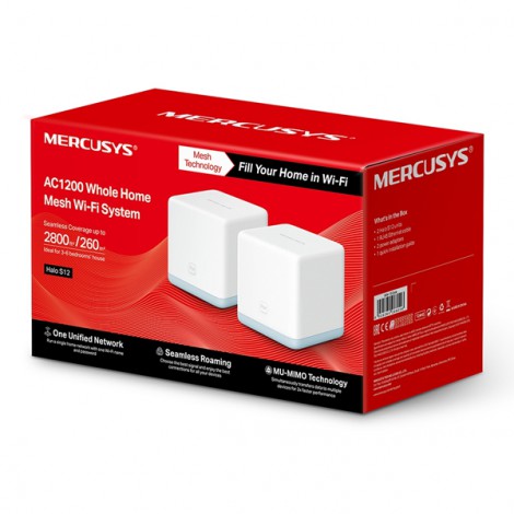 Router Wifi Mercusys Halo S12(2-Pack)