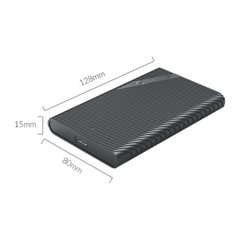 HDD/SSD BOX Orico 2521U3-BK