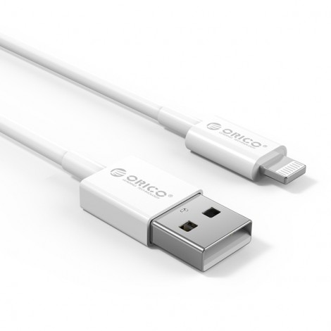 Cáp iPhone USB A to Lightning MFI Orico AL01-10-WH dài 1m