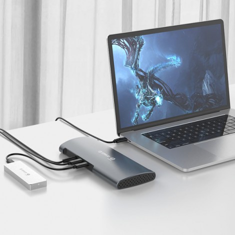 Đế cắm đa năng Thunderbolt 3 Orico TB3-S1-GY