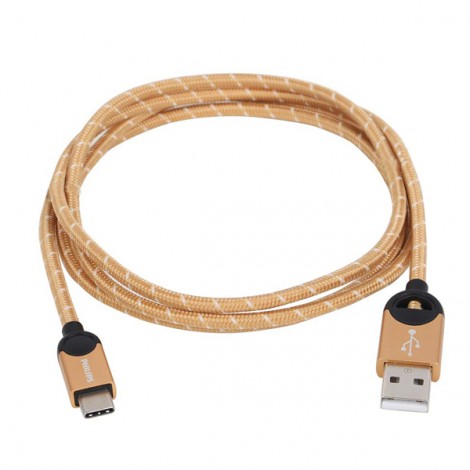 Cable USB 2.0 sang Type-C PHILIPS DLC2628G/97 dài 1.2m