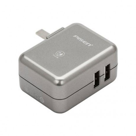 Cốc Sạc PISEN Dual USB Charger 2A 15W TS-FC026