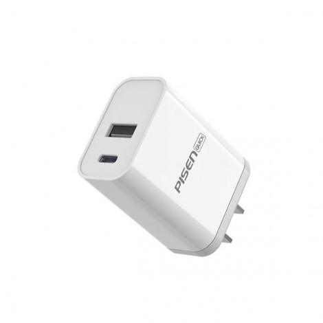 Cốc sạc PISEN Quick Type-C Wall Charger PD 18W (Lightning) TS-C120