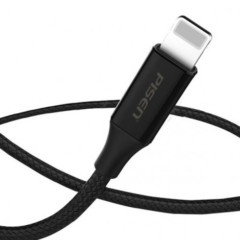 Cable Pisen Lightning 2.4A braided FAST Pro-AL17-1200 dài 1.2m