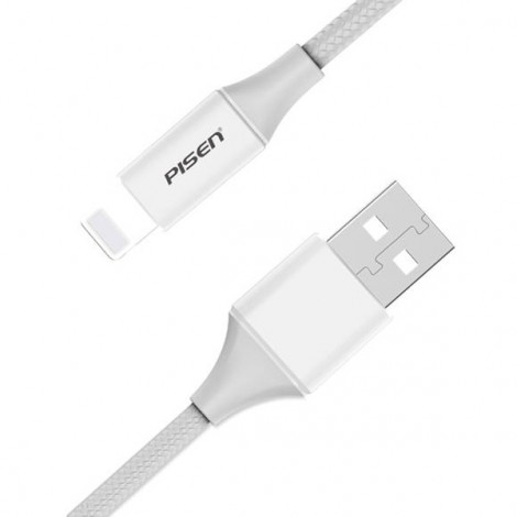 Cable Pisen Lightning 2.4A braided FAST Pro-AL17-1200 dài 1.2m