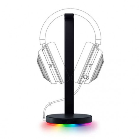 Giá treo tai nghe Razer Base Station V2 Chroma-USB 3.1 Hub-7.1 Surround Sound (RC21-01510100-R3M1)