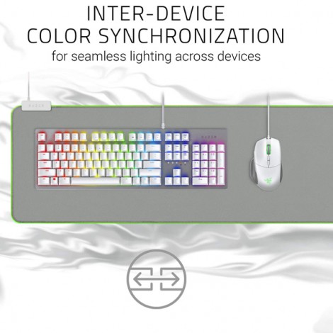 Miếng lót chuột Razer Goliathus Chroma Extended-Soft Mat-Chroma-Trắng(Mercury) RZ02-02500314-R3M1