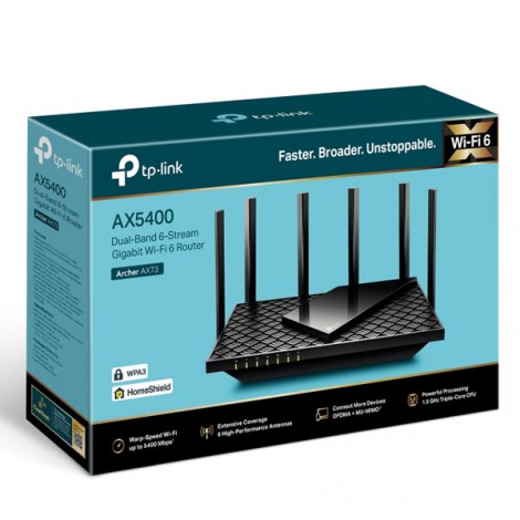 Bộ phát Wifi TP-Link Archer AX73 (5400 Mbps/ Wifi 6/ 2.4/5 GHz)