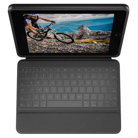 Bàn phím Bluetooth Logitech Rugged Folio for iPad Gen 7