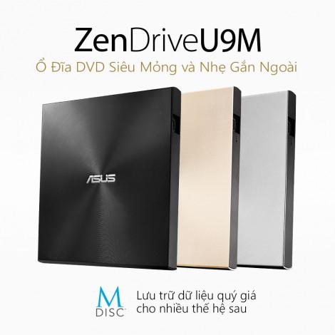 Ổ đĩa DVD RW Asus ZenDrive U9M (SDRW-08U9M-U)