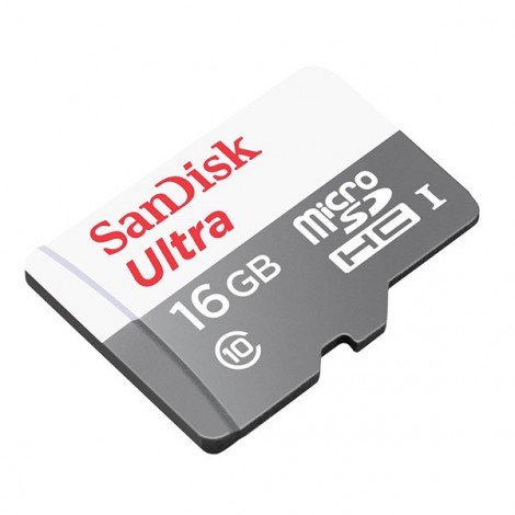 Thẻ nhớ Sandisk 16GB Micro SDHC Ultra C10 80MB/s SDSQUNS-016G-GN3MN