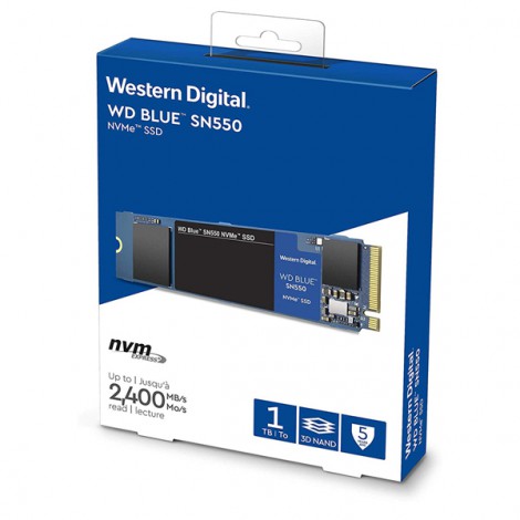 Ổ cứng SSD 1TB Western Digital SN550 WDS100T2B0C M2-2280 (Blue)