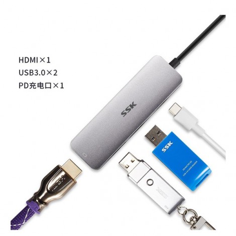 HUB USB SSK SHU-C530