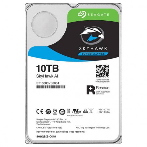 Ổ cứng HDD 10TB SEAGATE SkyHawk AI Surveillance ST10000VE0008