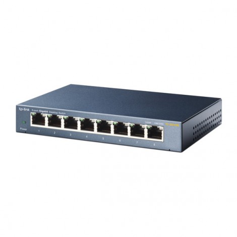 Switch TP-Link TL-SG108 (8 port/ 10/100/1000Mbps/ Unmanaged)