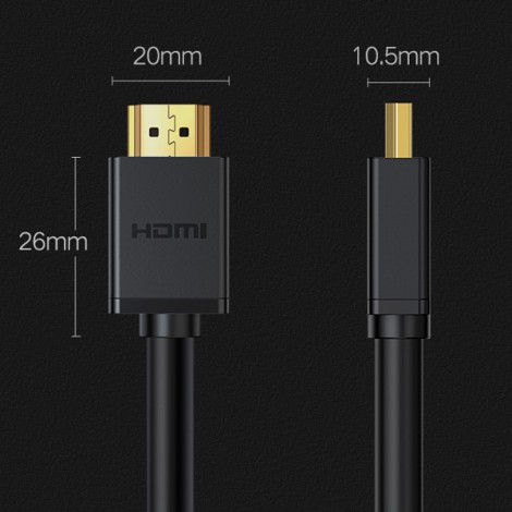 Cáp HDMI 1.4 dài 0.5m Ugreen 30115 