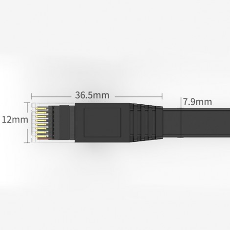 Dây nhảy Patch Cord Cat6 Gigabit 26AWG Flat Ugreen 50180 dài 15M