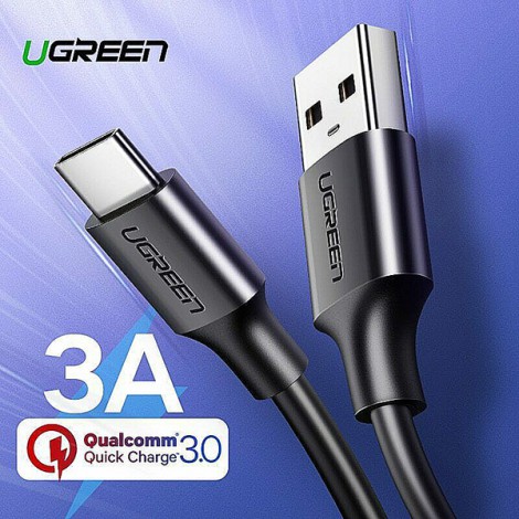 Cáp USB 2.0 to USB-C hỗ trợ sạc 3A dài 3m Ugreen 60826 