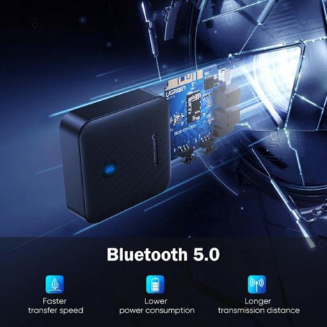 Bộ thu phát 2 trong 1 Bluetooth 5.0 Ugreen 70158, Có APTX