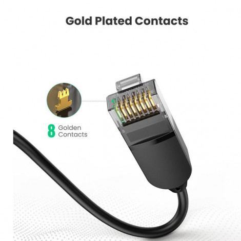 Cable mạng bấm sẵn Ugreen 70656 siêu mỏng cat6a dài 10m
