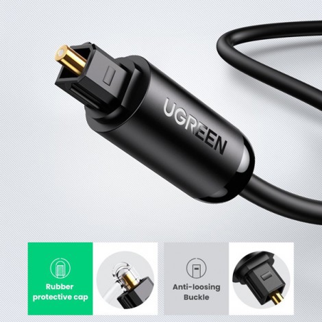 Cable quang Audio (Toslink, Optical) Ugreen 70890 dài 1m