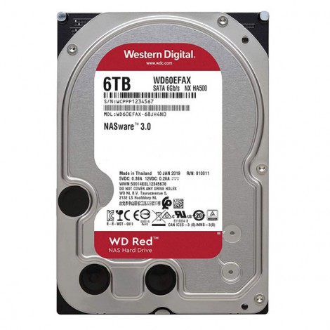 Ổ cứng HDD 6TB Western Digital WD60EFAX (Red)