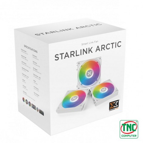 Bộ 3 Fan Case Xigmatek STARLINK ARTIC ARGB (EN41310)