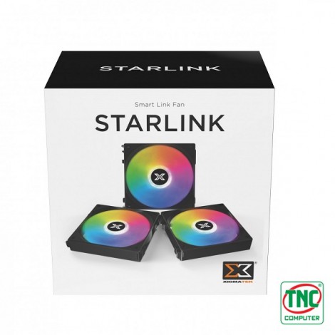 Bộ 3 Fan Case Xigmatek STARLINK ARGB (EN41303)