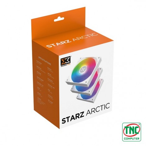 Bộ 3 Fan Case Xigmatek STARZ ARTIC ARGB (EN41860)