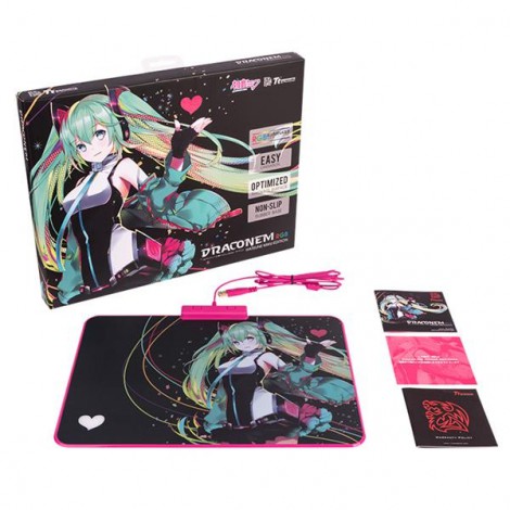 Miếng lót chuột Tt ESPORTS DRACONEM RGB HATSUNE MIKU EDITION