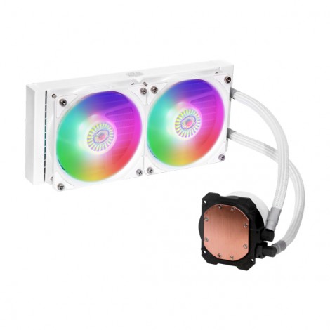 Tản nhiệt nước 2 Fan Cooler Master ML240L V2 ARGB WHITE