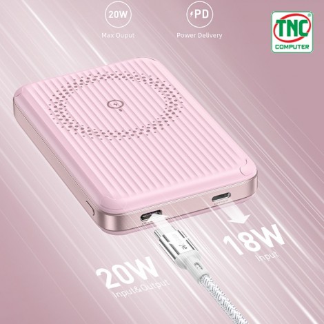 Sạc dự phòng Innostyle Powermag Switch 2-In-1 10.000mah IA20PDPK (Pink)