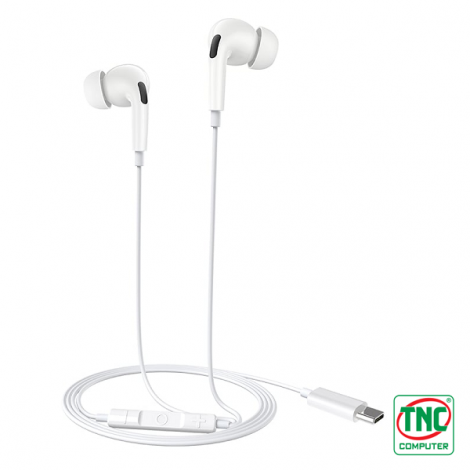 Tai nghe có dây Baseus Encok in-ear C18 Type C White LVH052-TC-WH