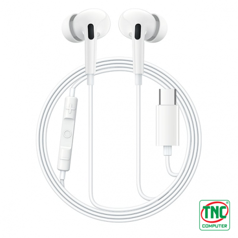 Tai nghe có dây Baseus Encok in-ear C18 Type C White LVH052-TC-WH