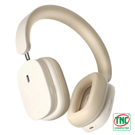 Tai nghe Bluetooth Baseus Bowie H1 Noise-Cancellation Creamy-White LVH017-OS-RW (NGTW230202)