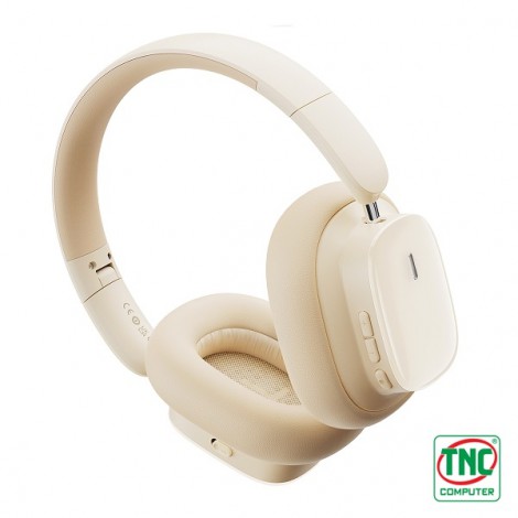 Tai nghe Bluetooth Baseus Bowie H1i Noise-Cancellation Cream LVH037-WL-WH (A00050402223-00)