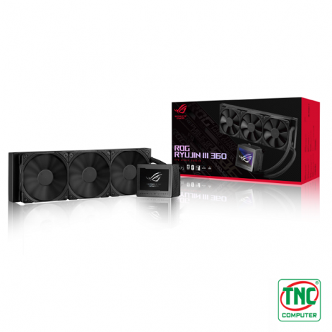 Tản nhiệt nước 3 Fan Asus ROG RYUJIN III 360 Black