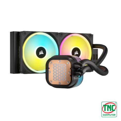 Tản nhiệt nước 2 fan Corsair iCUE LINK H100i LCD RGB - Black (CW-9061007-WW)