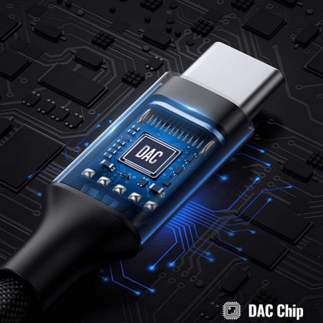 Cáp USB Type-C sang cổng âm thanh 3.5mm dài 10cm Ugreen 80154 