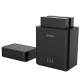 Hộp ổ cứng 2 khay 3.5" USB 3.0, Đen, ORICO DS200U3-BK