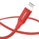 Cable Pisen Lightning 2.4A braided FAST Pro-AL17-1200 dài 1.2m