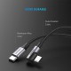Cable USB Type C To Type C Bẻ Góc 90 Độ Ugreen 50125 Dài 2M