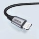 Cable sạc USB Lightning chuẩn MFi Ugreen 60156 dài 1M (Vỏ nhôm)