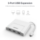 Hub USB 2.0 3 Ports + LAN + OTG Dock Unitek (Y - 2175)