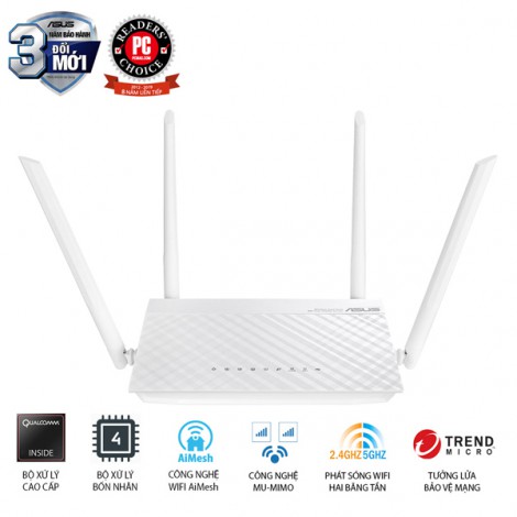 Router Wifi ASUS RT-AC59U V2 White