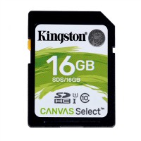 Thẻ nhớ SDHC 16GB Kingston Canvas Select Class 10 SDS/16GB