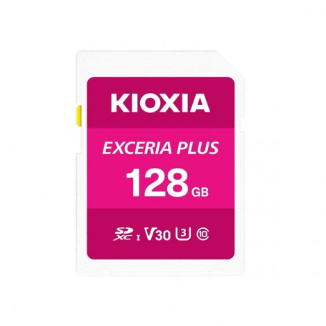 Thẻ nhớ SDXC 128GB Kioxia Exceria Plus UHS-I C10-LNPL1M128G