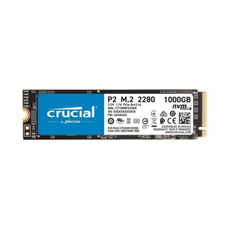 Ổ cứng SSD 1TB Crucial P2 PCIe NVMe CT1000P2SSD8