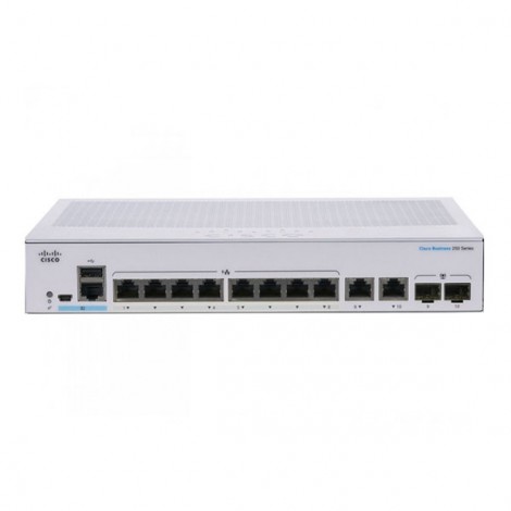 Switch Cisco CBS250-8T-E-2G-EU (10 port/ ...