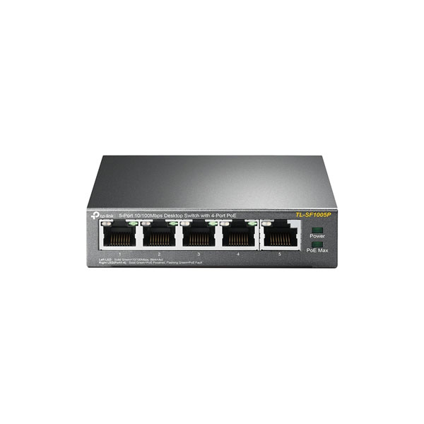 Switch PoE+ TP-Link TL-SF1005P (5 port/ 10/100 Mbps)
